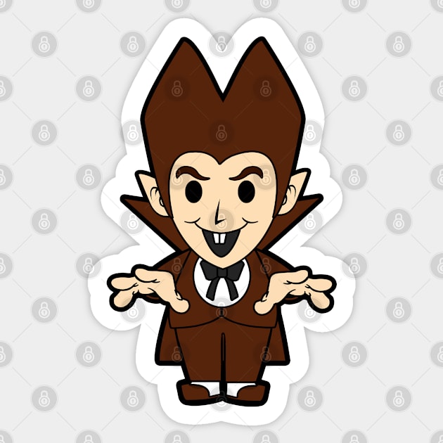 Count Chocula Chibi Sticker by mighty corps studio